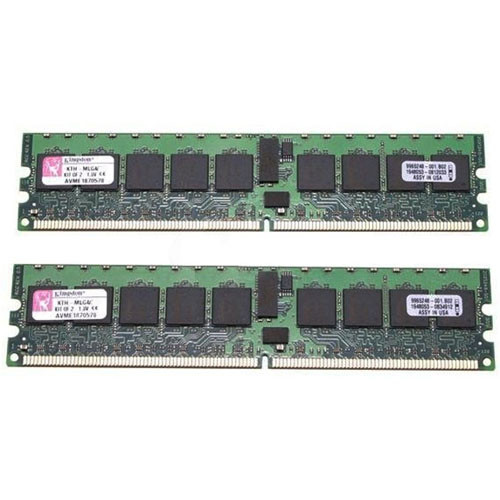 KTH-MLG4/8G Оперативна пам'ять Kingston 8GB Kit (2x 4GB) DDR2-400MHz ECC Registered CL3 for HP ML G4 Server