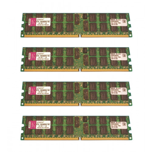 KTH-RX3600K4/16G Оперативна пам'ять Kingston 16GB Kit (4 x 4GB) DDR2-533MHz ECC Reg CL4 for HP/Compaq AB566A