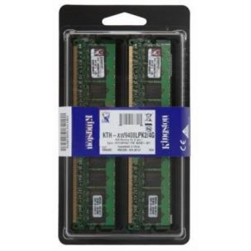 KTH-XW9400LPK2/4G Оперативна пам'ять Kingston 4GB Kit (2 X 2GB) DDR2-667MHz ECC Registered CL5