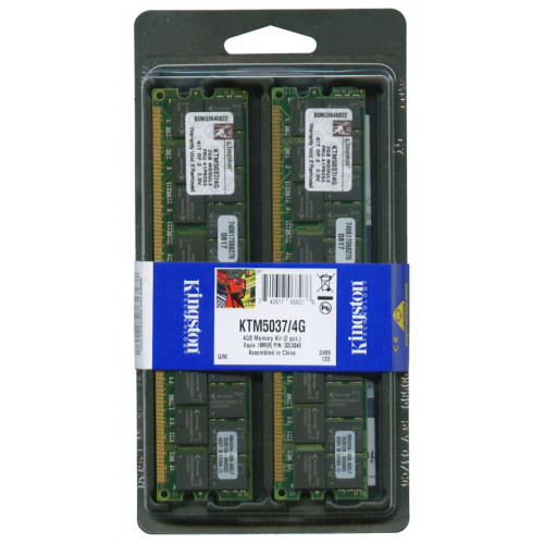 KTM5037/4G Оперативна пам'ять Kingston 4GB (2x 2GB) DDR-266MHz ECC Registered CL2.5