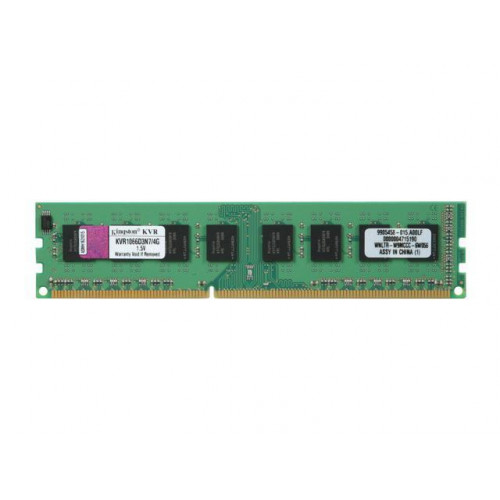KVR1066D3E7S/4G Оперативна пам'ять Kingston 4GB DDR3-1066MHz ECC Unbuffered CL7