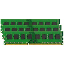 KVR1333D3E9SK3/3G Оперативна пам'ять Kingston 3GB Kit (3 X 1GB) DDR3-1333MHz ECC Unbuffered CL9