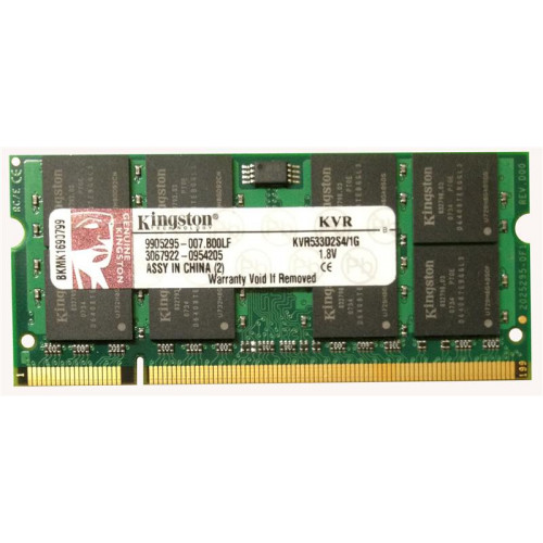 KVR533D2S4/1G Оперативна пам'ять Kingston ValueRAM SO-DIMM 1GB DDR2-533MHz CL4
