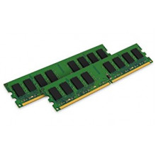 KVR667D2N5K2/2G Оперативна пам'ять Kingston ValueRAM DIMM 2GB Kit (2x 1GB) DDR2-667 CL5