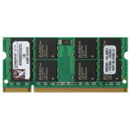 KVR800D2S5/2G Оперативна пам'ять Kingston ValueRAM SO-DIMM 2GB DDR2-800MHz CL5