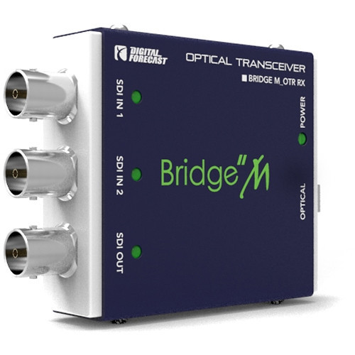 M_OTRS передатчик и приемник видеосигнала DIGITAL FORECAST Bridge M_OTR Mini SDI Optical Transmitter and Receiver Kit