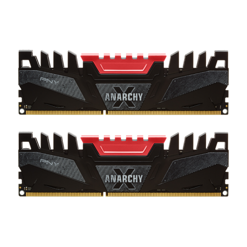 Оперативна пам'ять PNY Technologies Anarchy DDR3 16GB (2x 8GB) 2400MHz, CL11 (MD16GK2D3240011AXR)