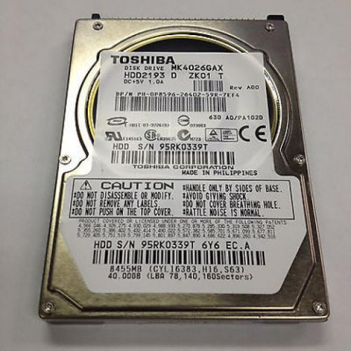 MK4026GAX Жорсткий диск Toshiba MK4026GAX