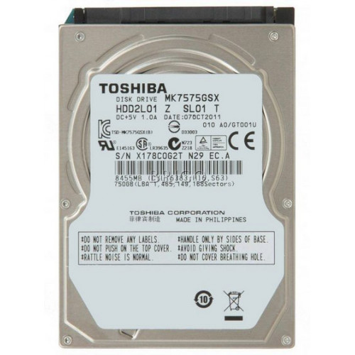 MK7575GSX Жорсткий диск Toshiba MK7575GSX