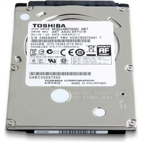 MQ02ABF050H Жорсткий диск Toshiba 500GB 2.5'' SATA Hybrid SSHD