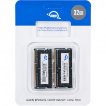 OWC1600DDR3S32P Оперативна пам'ять OWC 32GB DDR3 1600MHz SO-DIMM Upgrade Kit (2 x 16GB)