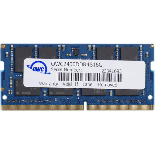 OWC2400DDR4S32P Оперативна пам'ять OWC 32GB DDR4 2400MHz SO-DIMM Upgrade Kit (2 x 16GB)