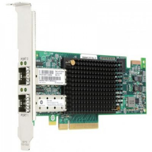 Kонтроллер HPE StoreFabric SN1100Q, Fibre Channel 16 Гбит/с, 2 порта (P9D94A)