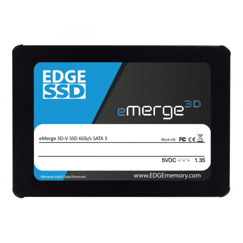 PE252311 SSD Накопичувач EDGE Memory 512GB 2.5" Emerge 3D-V SATA SSD 6GB/S