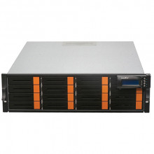 R3U10DSIS6-XXX Сетевой накопитель Rocstor Enteroc iS1030 16-Bay Single Controller iSCSI Redundant RAID Storage Enclosure