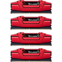 F4-2800C15Q-16GVRB Оперативна пам'ять G.Skill RipJaws V 16GB Kit (4x 4GB) DDR4-2800MHz CL15 DIMM