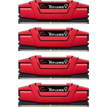 F4-3000C14Q-32GVR Оперативна пам'ять G.Skill RipJaws V 32GB Kit (4x 8GB) DDR4-3000MHz CL14 DIMM