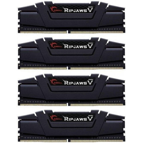 F4-3200C15Q-32GVK Оперативна пам'ять G.Skill RipJaws V 32GB Kit (4x 8GB) DDR4-3200MHz CL15 DIMM