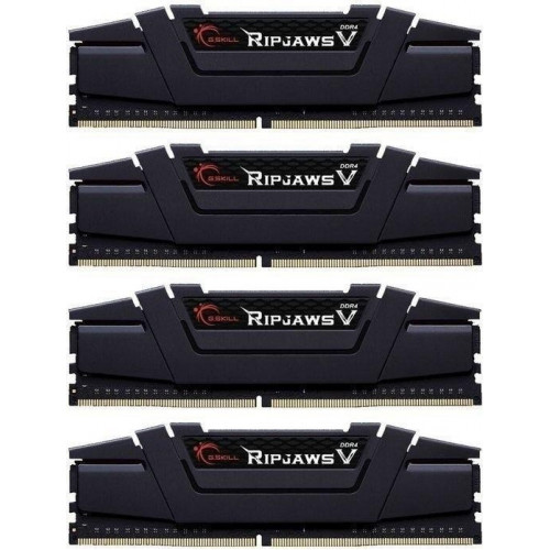 F4-3333C16Q-32GVK Оперативна пам'ять G.Skill RipJaws V 32GB Kit (4x 8GB) DDR4-3333MHz CL16 DIMM