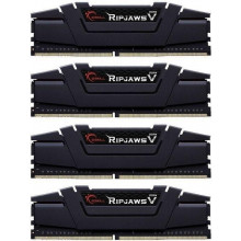 F4-3000C14Q-32GVK Оперативна пам'ять G.Skill RipJaws V 32GB Kit (4x 8GB) DDR4-3000MHz CL14 DIMM