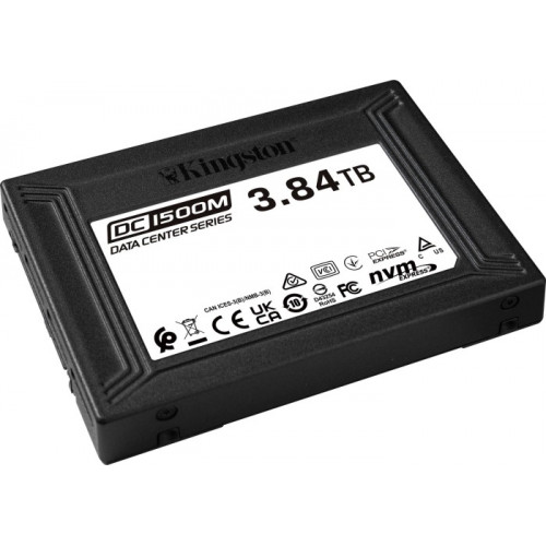 SEDC1500M/3840G SSD Накопичувач KINGSTON DC1500M 3.84TB, U.2 (PCIe 3.0 x4)