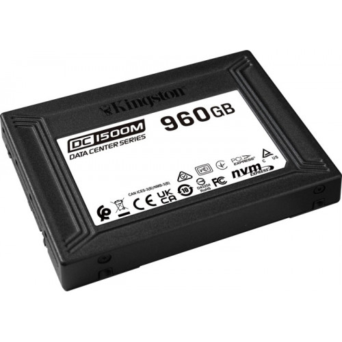 SEDC1500M/960G SSD Накопичувач KINGSTON DC1500M 960GB, U.2 (PCIe 3.0 x4)