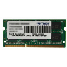 PSD34G16002S Оперативна пам'ять Patriot 4GB DDR3-1600MHz CL11 SO-DIMM