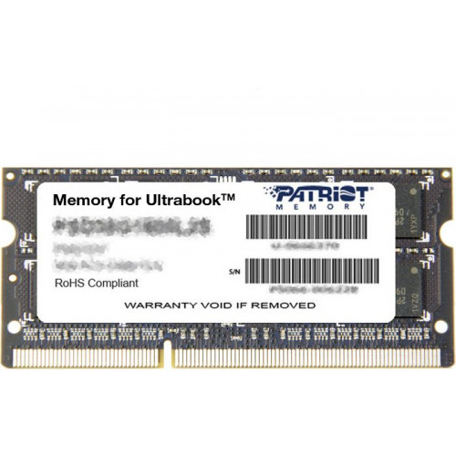 PSD34G1600L2S Оперативна пам'ять Patriot 4GB DDR3-1600MHz CL11 SO-DIMM