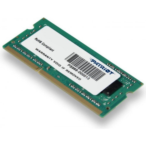 PSD34G160081S Оперативна пам'ять Patriot 4GB DDR3-1600MHz CL11 SO-DIMM