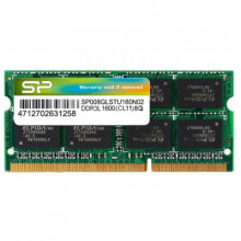 Оперативна пам'ять Silicon Power DDR3 SO-DIMM 8GB 1600MHz CL11 (SP008GLSTU160N02)