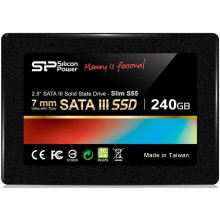 SP240GBSS3S55S25 SSD Накопичувач Silicon Power Slim S55 SP240GBSS3S55S25