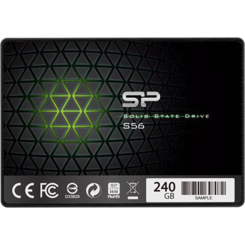 SSD Накопичувач Silicon Power S56 240GB SATA3 (SP240GBSS3S56B25)