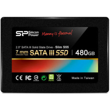 SSD Накопичувач 480Gb SSD Silicon Power S55 (SP480GBSS3S55S25)