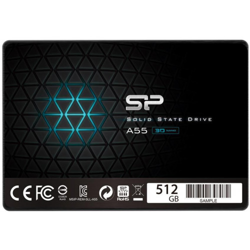 SSD Накопичувач Silicon Power Ace A55 512GB SATA3 (SP512GBSS3A55S25)