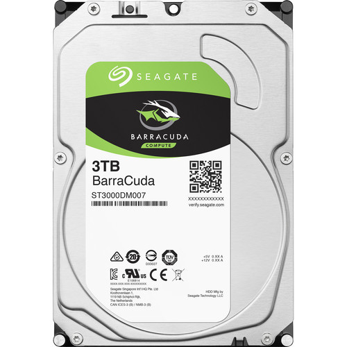 ST3000DMA07 Жорсткий диск Seagate 3TB BarraCuda 5400 rpm SATA III 3.5" (Retail)