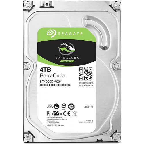 ST4000DM004 Жорсткий диск Seagate BarraCuda Compute 4TB 3.5" 5400rpm SATA 6Gb/s