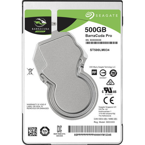 ST500LMA34 Жорсткий диск Seagate 500GB BarraCuda 7200 rpm SATA III 2.5" (Retail)