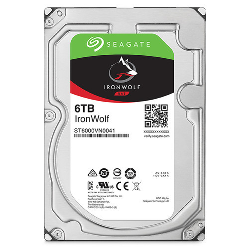 ST6000VNA041 Жорсткий диск Seagate 6TB IronWolf 7200 rpm SATA III 3.5" NAS HDD