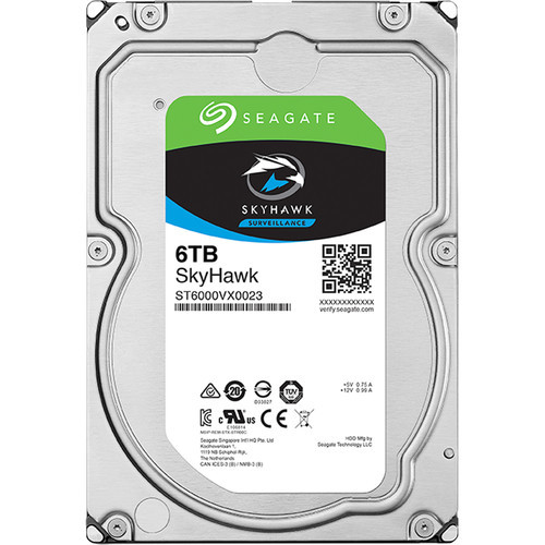 ST6000VXA01 Жорсткий диск Seagate 6TB SkyHawk Surveillance SATA III 3.5" (Retail)