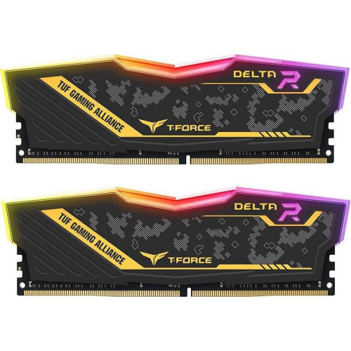 Оперативна пам'ять Team Group DELTA TUF Gaming RGB, DDR4, 32 GB, 3200MHz, CL16 (TF9D432G3200HC16CDC01)