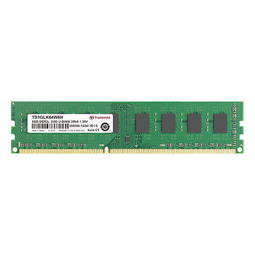 Оперативна пам'ять Transcend 8GB 1600MHz DDR3L CL11 DIMM (TS1GLK64W6H)