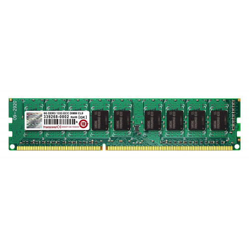 TS1GLK72V3H Оперативна пам'ять TRANSCEND 8GB DDR3 1333MHz ECC DIMM CL9