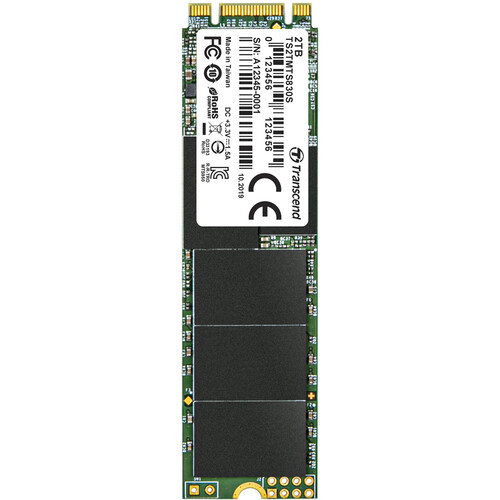 TS2TMTS830S SSD Накопичувач Transcend 2Tb, M.2 2280 Ssd, Sata3 B+M Key, Tlc