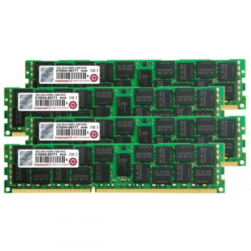 TS64GJMA534Z Оперативна пам'ять Transcend 64GB (4 x 16 GB) DDR3-1600MHz ECC Registered DIMM