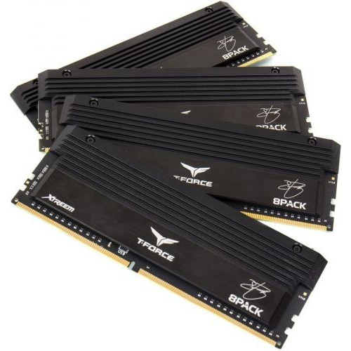 Оперативна пам'ять Team Group Xtreem "8Pack Edition", DDR4, 32GB (4x 8GB) 3200MHz, CL14 ( TXBD432G3200HC14BQC01)