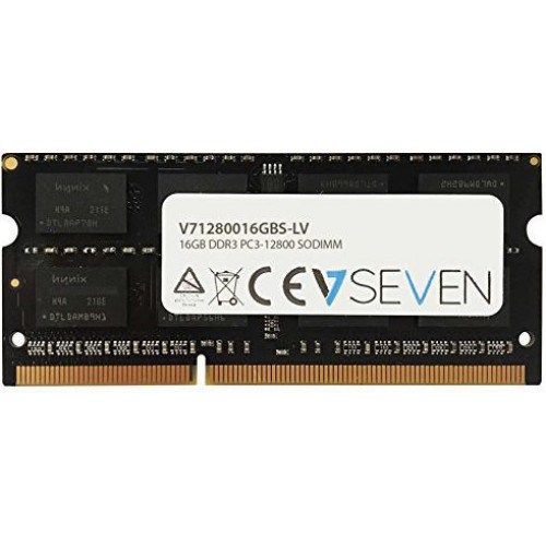 Оперативна пам'ять V7 16GB DDR3 1600MHZ CL11 SO-DIMM - V71280016GBS-LV