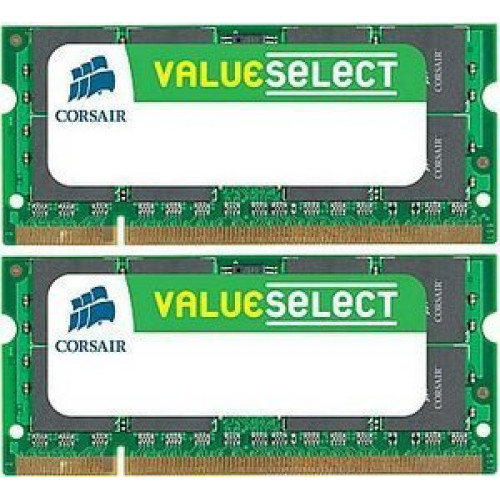 VS8GSDSKIT800D2 Оперативна пам'ять Corsair ValueSelect SO-DIMM 8GB Kit (2x 4GB) DDR2-800MHz CL6