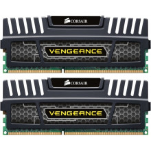 Оперативна пам'ять Corsair Vengeance 16GB kit (2 x 8GB) DDR3-1600MHz C10 (CMZ16GX3M2A1600C10) black