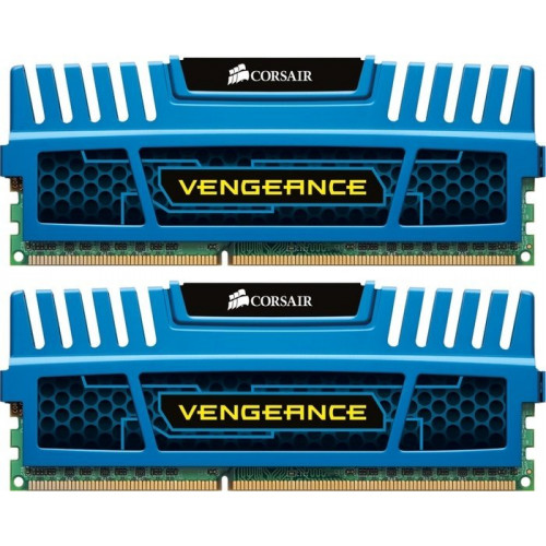 Оперативна пам'ять Corsair Vengeance 8GB kit (2 x 4GB) DDR3-1600MHz C9 (CMZ8GX3M2A1600C9B) blue