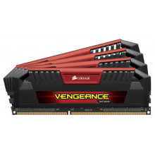 Оперативна пам'ять Corsair Vengeance Pro Series 32GB (4 x 8GB) DDR3 2400MHz C11 (CMY32GX3M4A2400C11R) RED